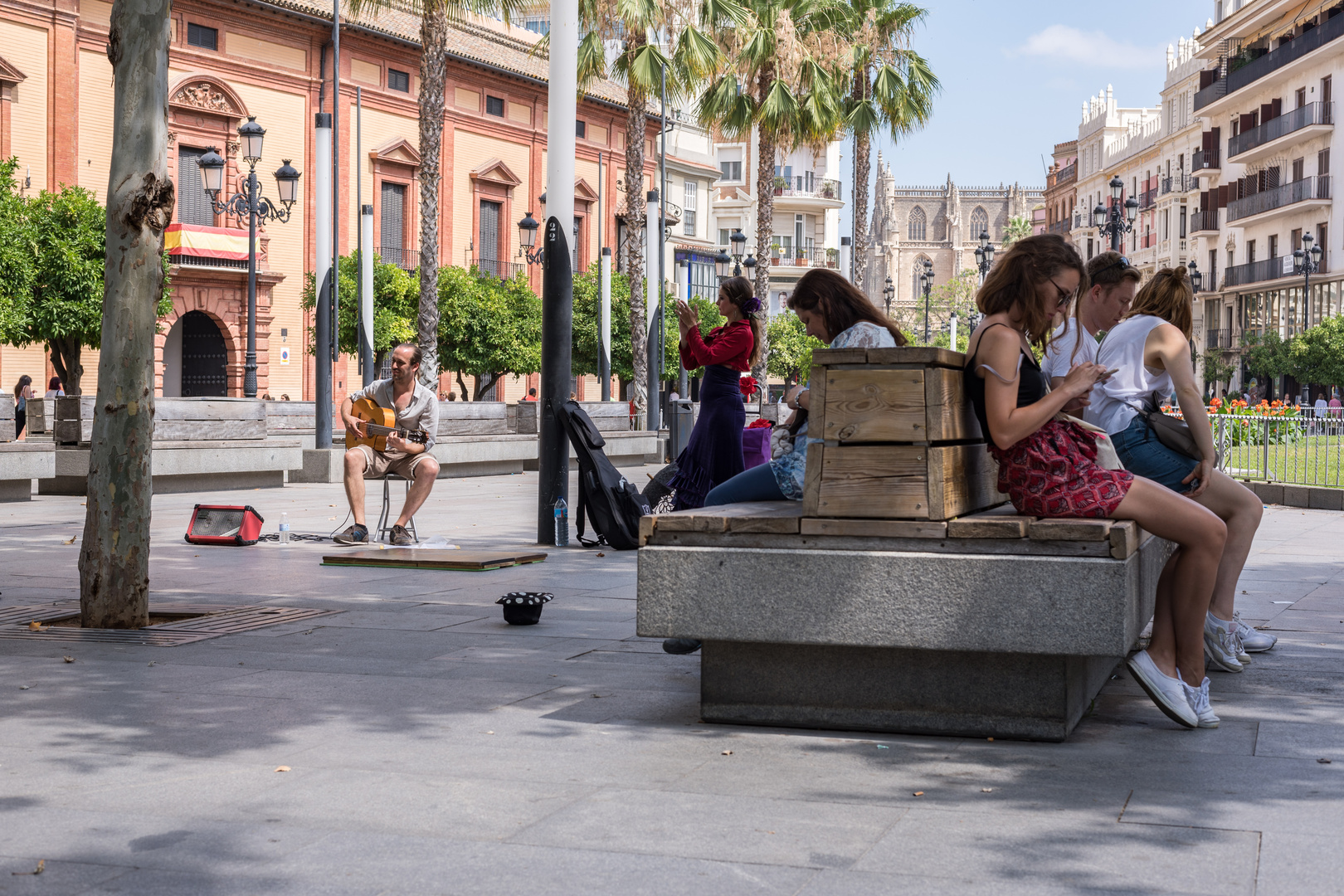 Straßenszene in Sevilla 