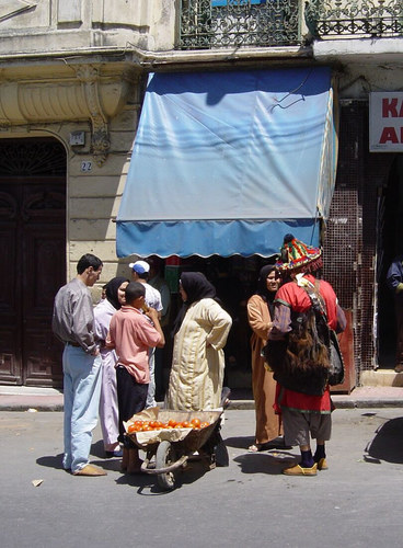 Straßenszene in Tanger