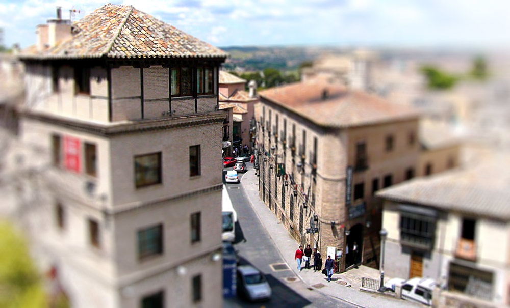 Straßenszene in Toledo