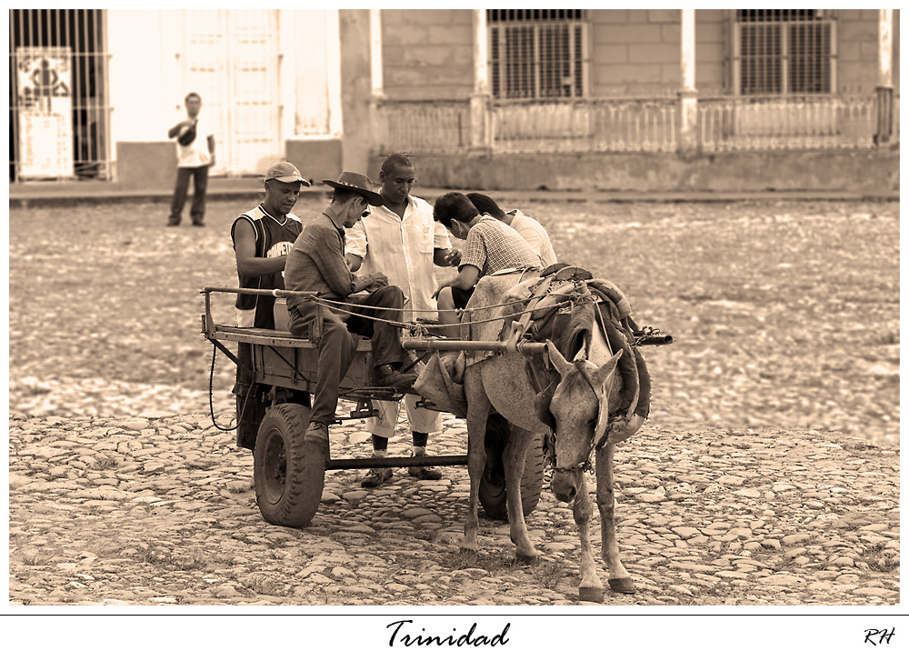 Straßenszene in Trinidad