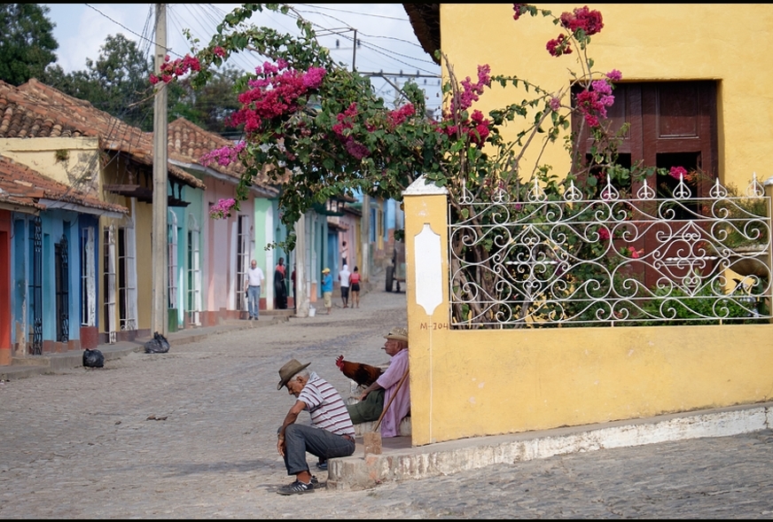 Straßenszene in Trinidad (Kuba)