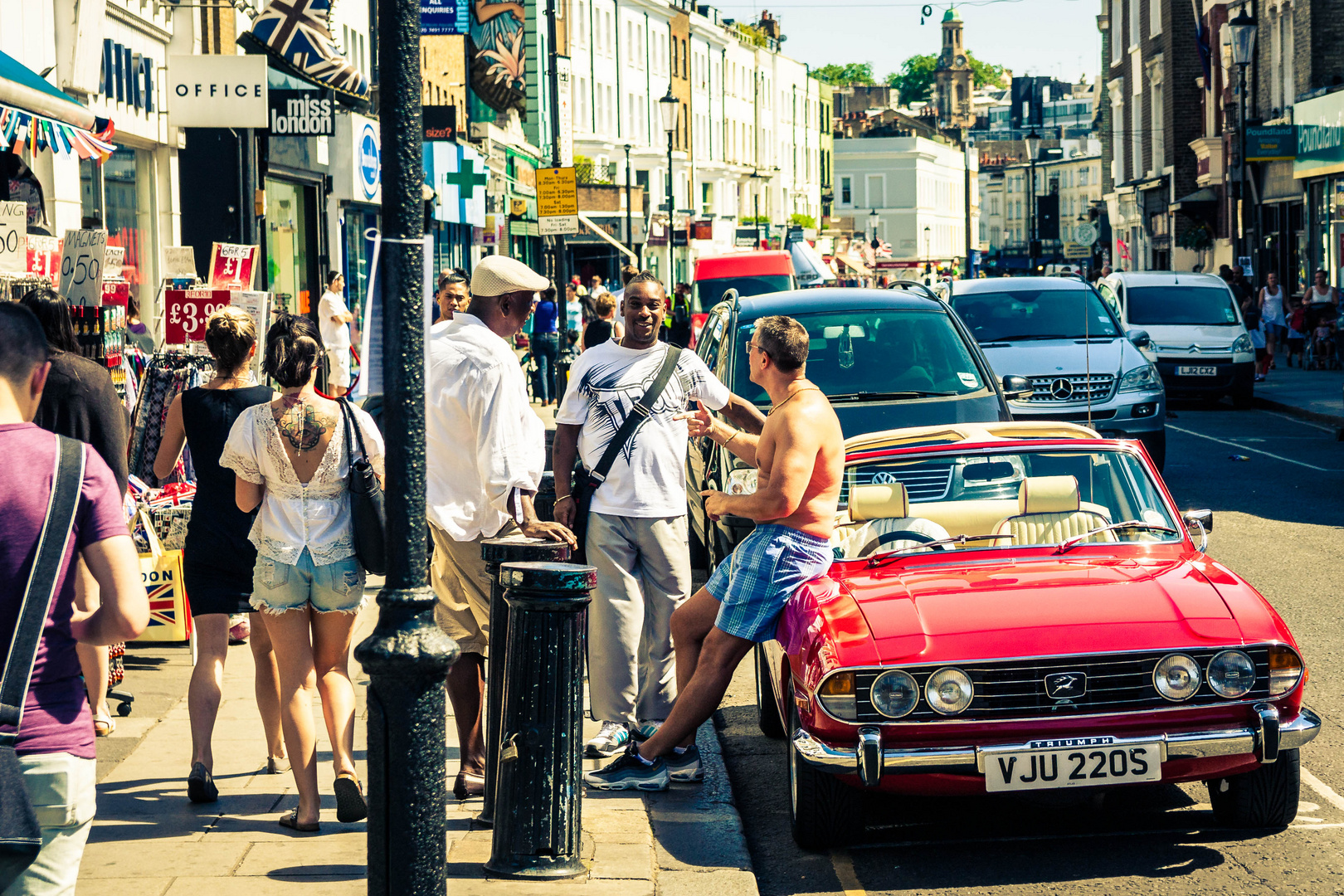 Straßenszene Notting Hill