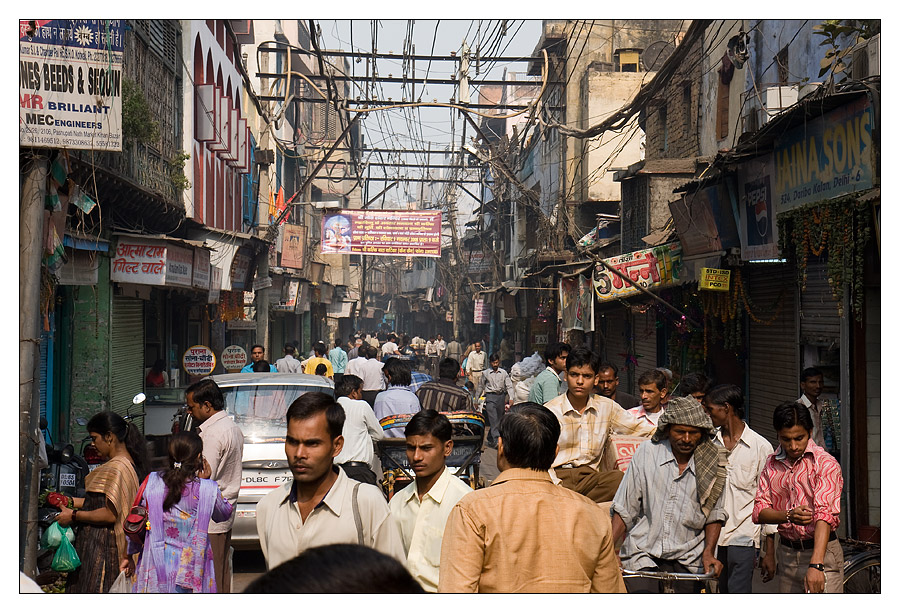 Strassenszene Old Delhi