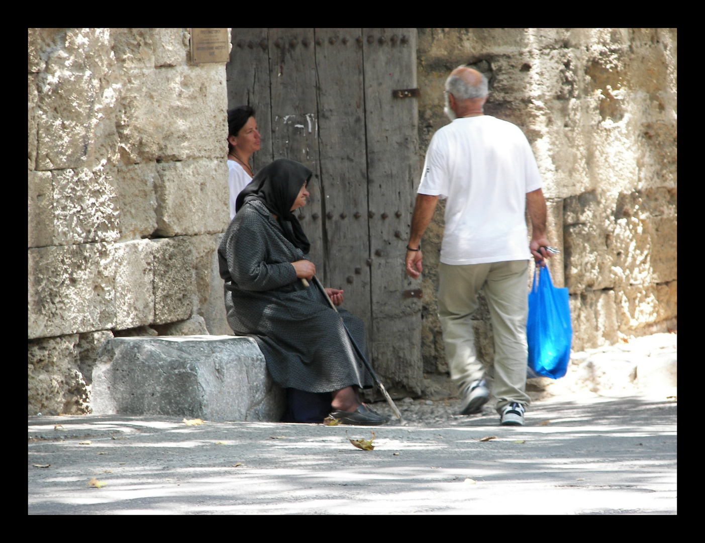 Strassenszene Rhodos 2007