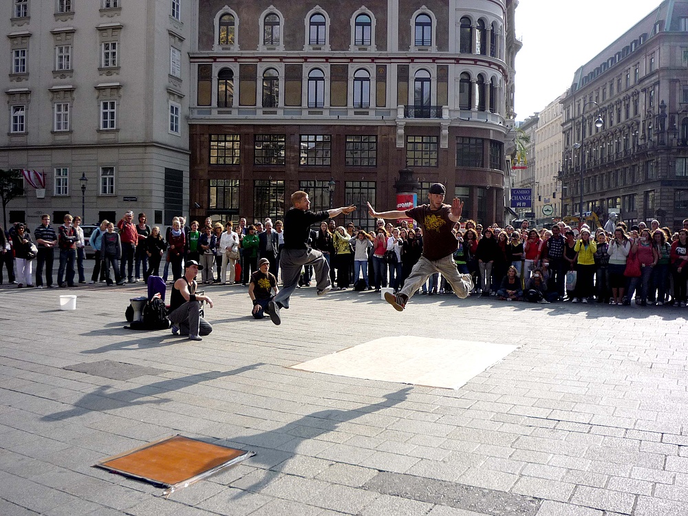 Strassenszene Wien