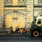 Straßenszene Yangon