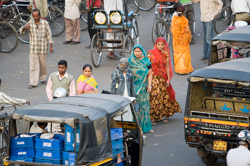 Strassenszenen in Jaipur