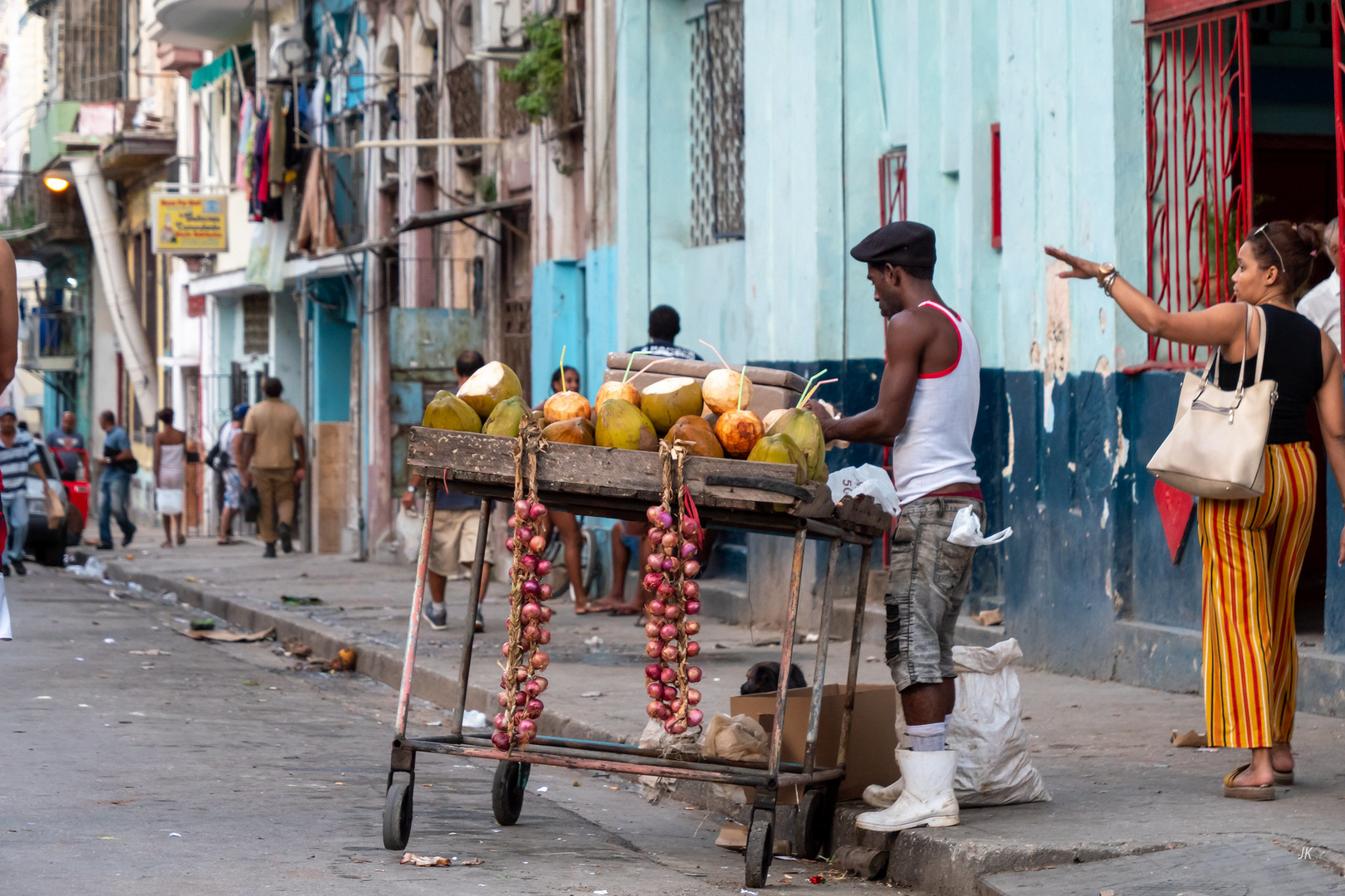 Straßenverkäufer in Havanna