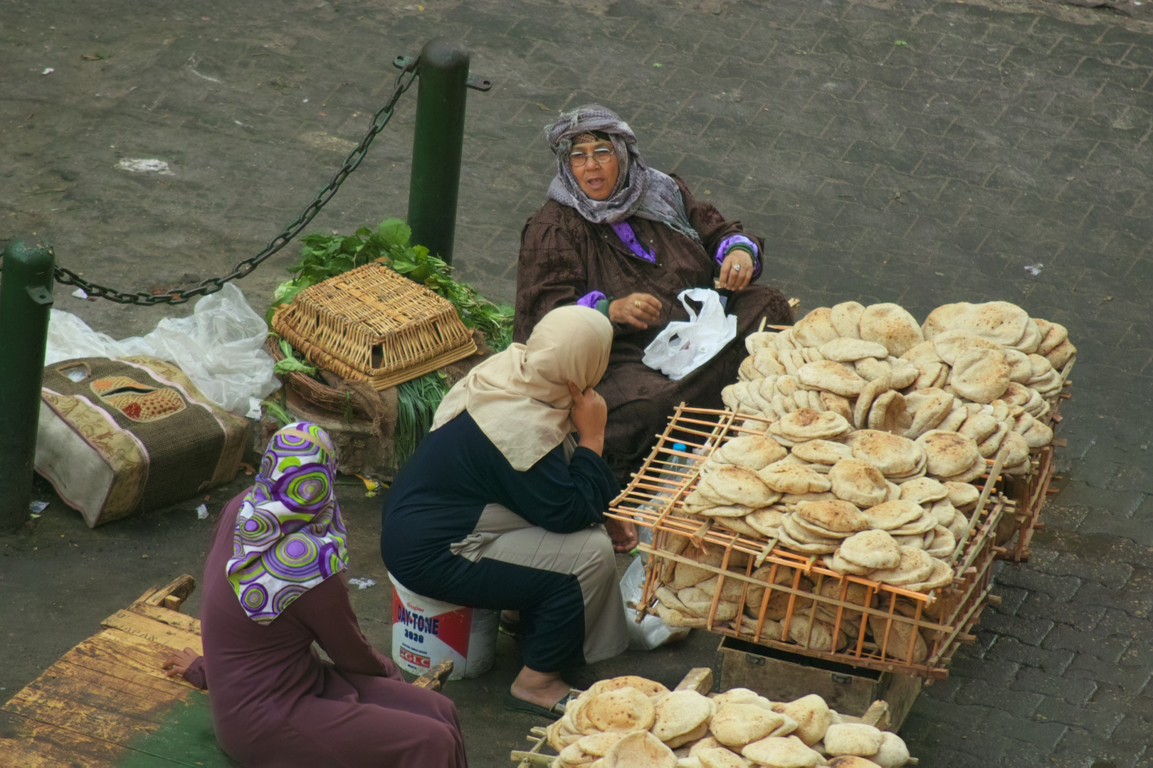 Straßenverkäufer in Kairo