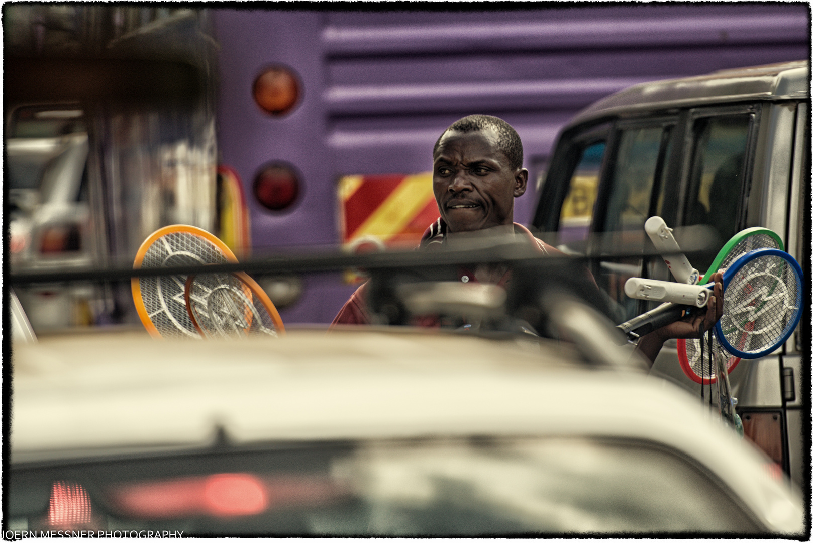 Straßenverkäufer in Nairobi