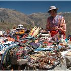 Strassenverkäuferin am Colca Canyon