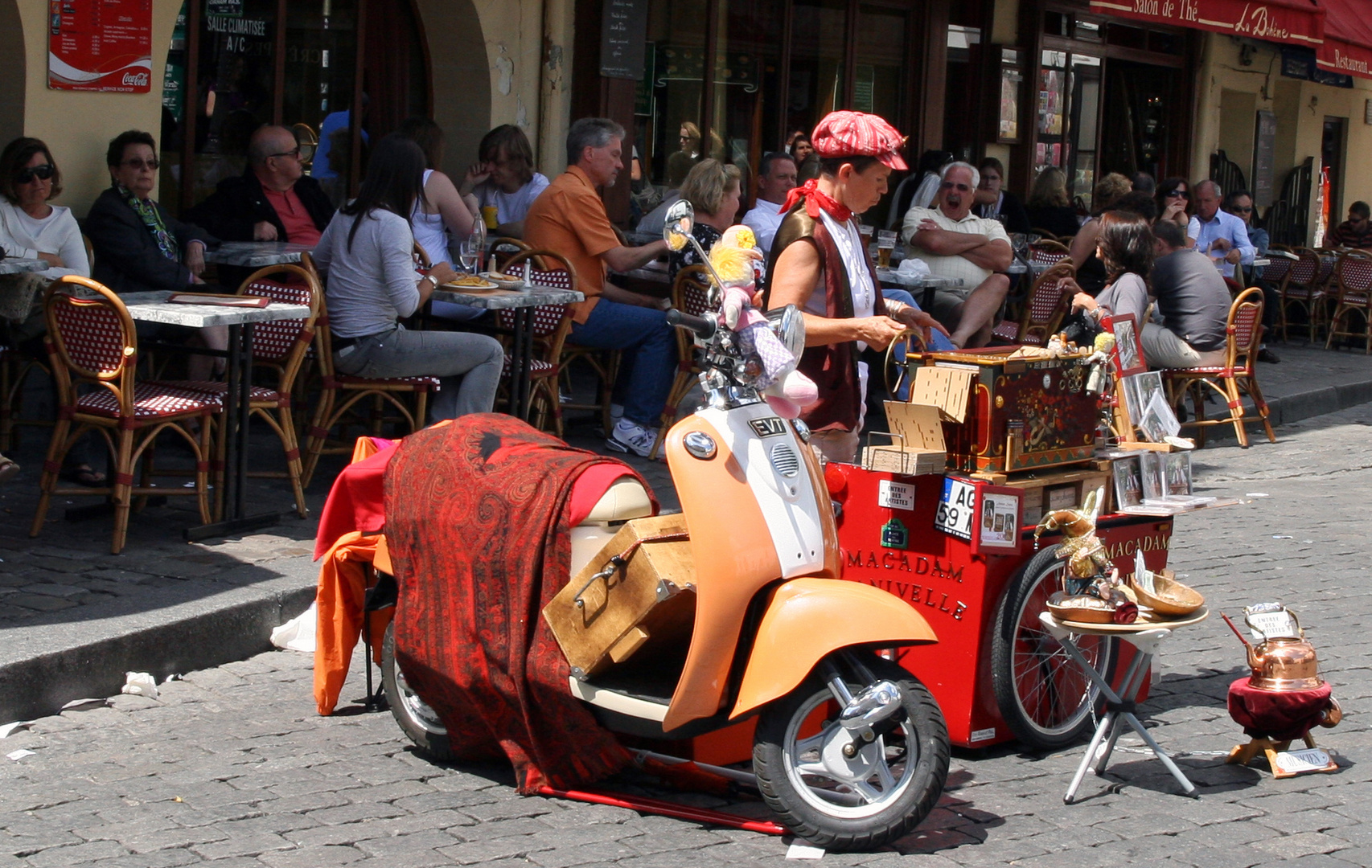 Straßenverkauf am Montmartre