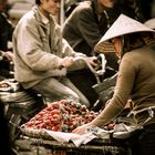 Straßenverkauf in Hanoi