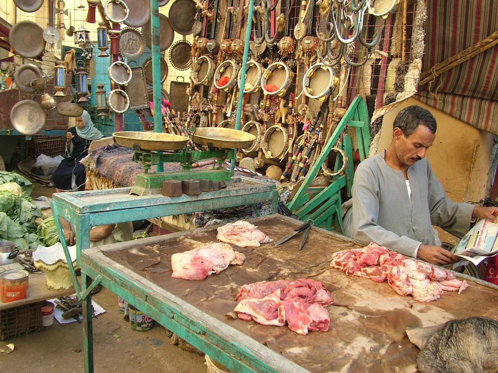 Straßenverkauf in Luxor