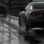 Strassenverkehr im November / Audi A5