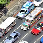 Straßenverkehr in Manila