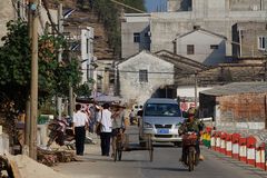 Straßenverkehr in Weizhou Zhen