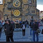 Straßenzene am Prager Rathaus