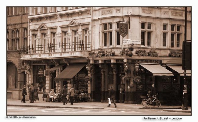 Straßenzug in London