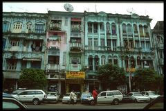 Strassenzug in Yangon