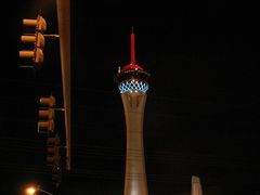 Stratosphere Tower bei Nacht