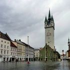 Straubing im Regen