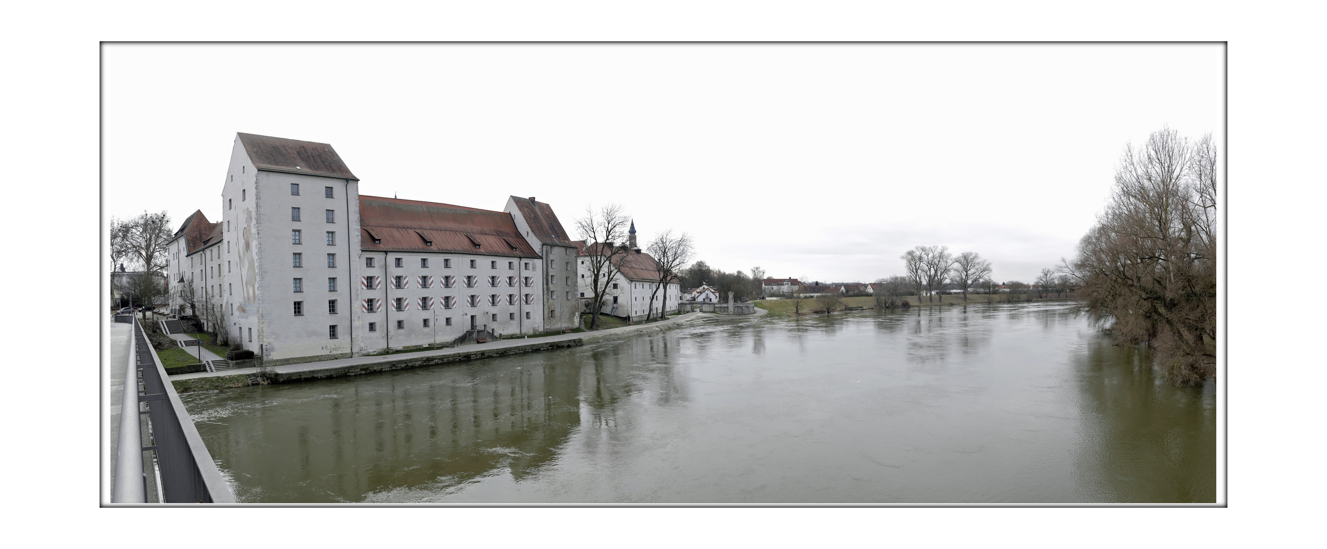 Straubinger Schloss an der Donau