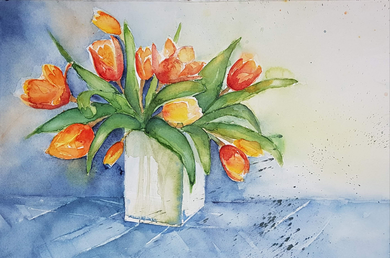 Strauß Tulpen