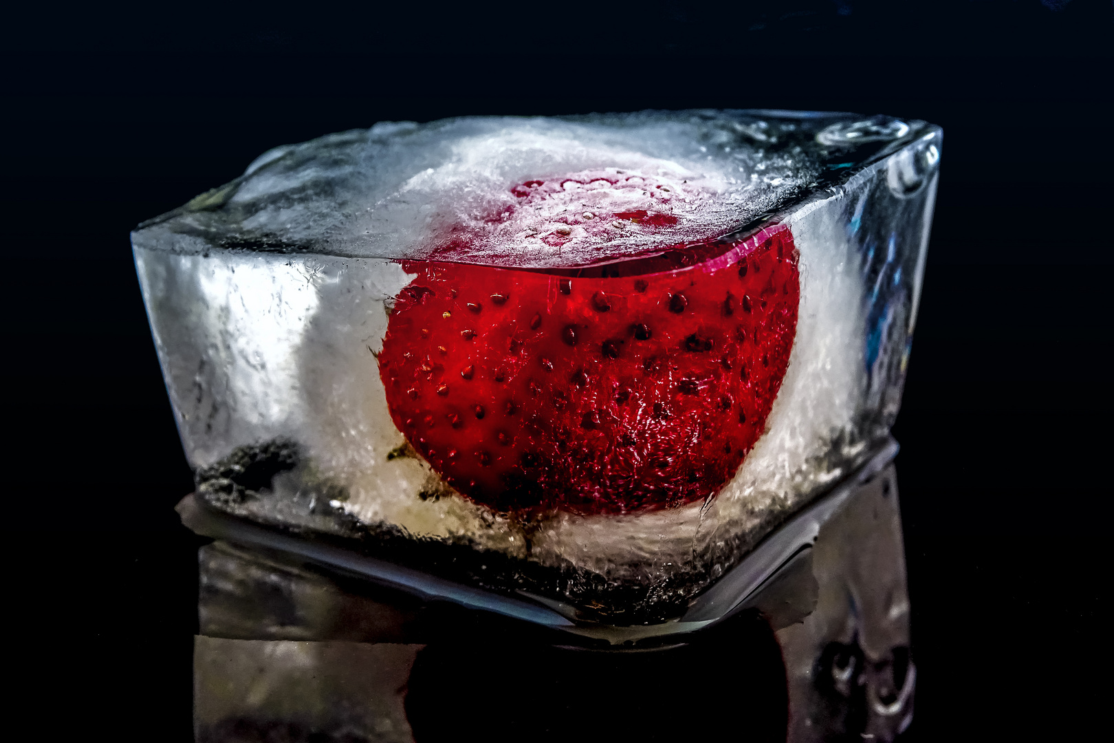 Strawberry in Ice