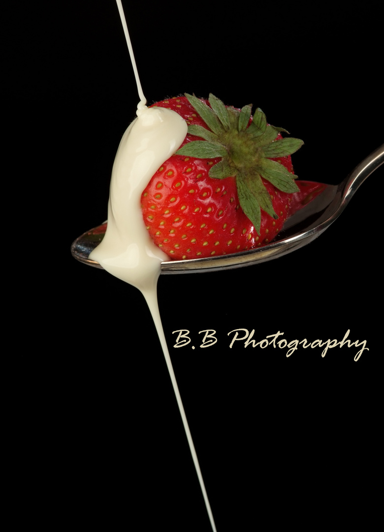 Strawberry with white chocolate