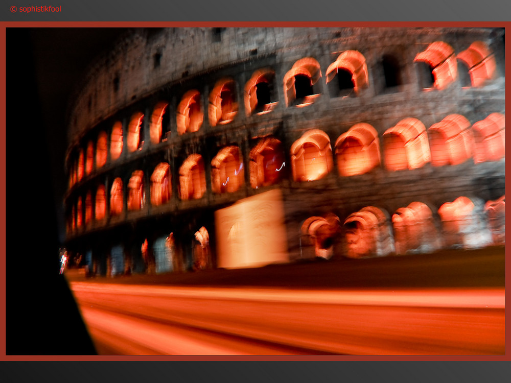 Streaming by the Colosseum