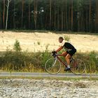 Streckentest auf neuen Radwegen im Lausitzer Seenland