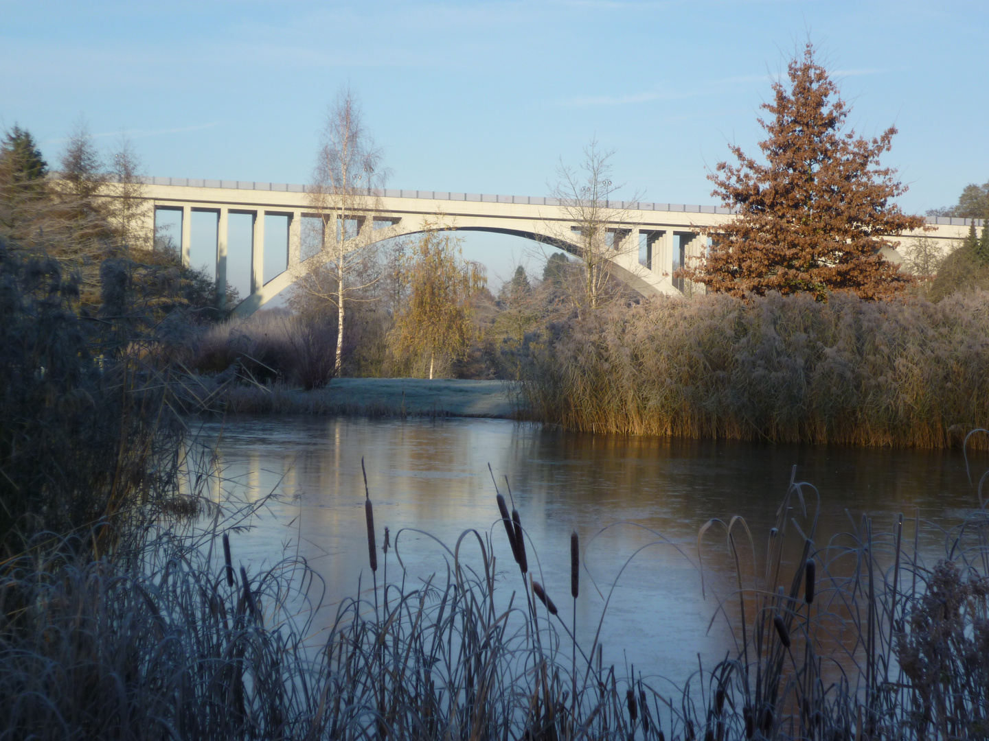 Strecktalpark im Winter