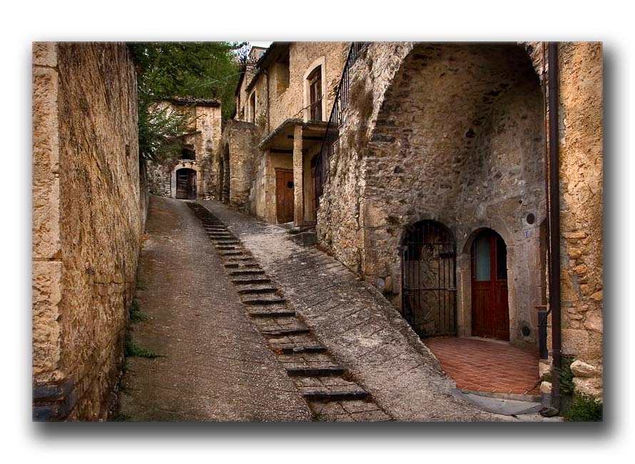 street and stairs