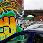 Street Art, Duddeston Viaduct, Digbeth, Birmingham, UK