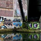 Street Art, Grand Union Canal, Digbeth, Birmingham, UK