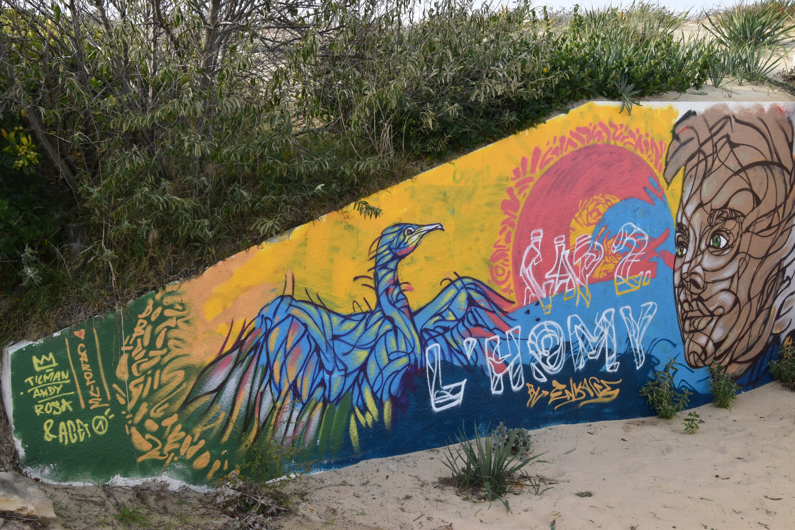 Street Art on the beach