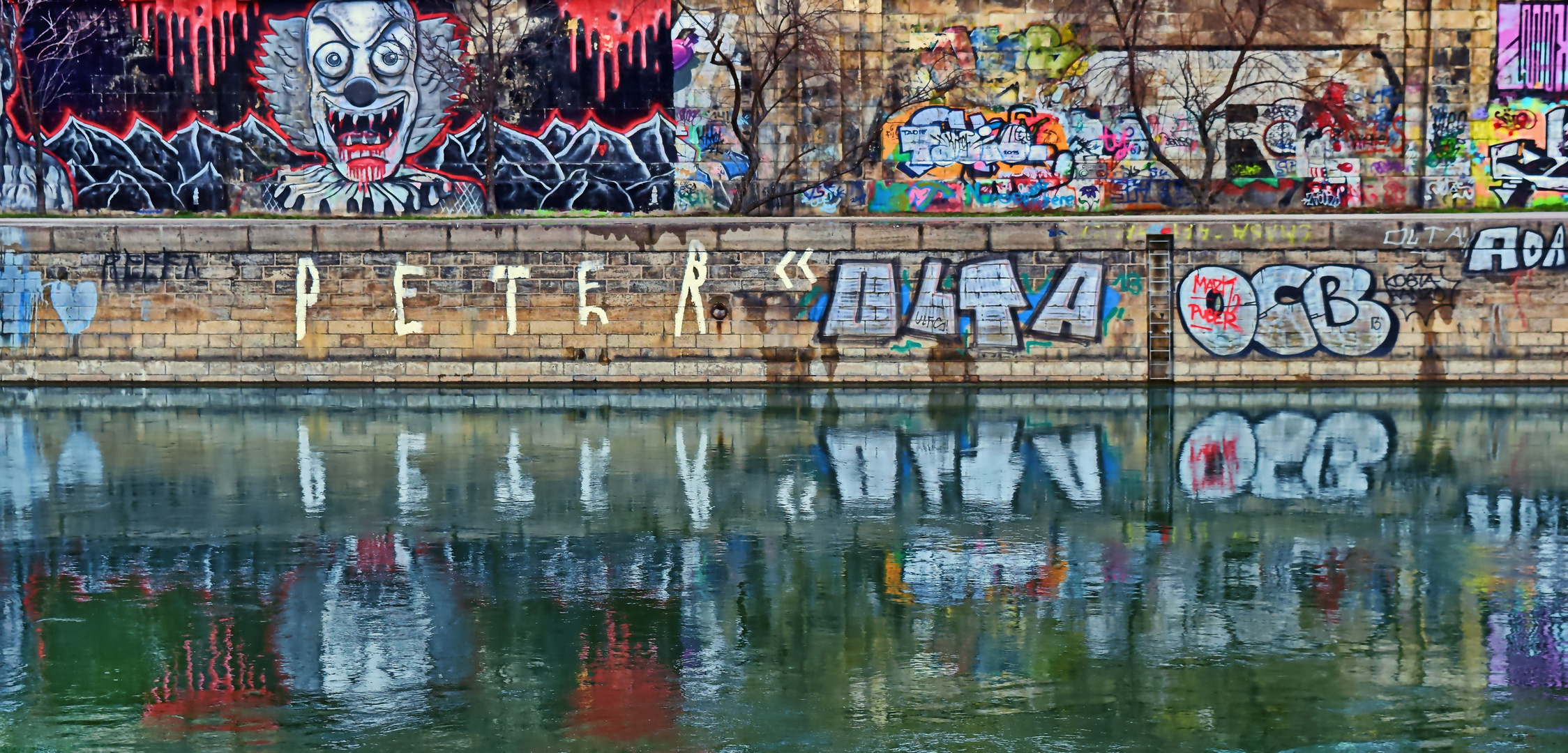 Street Art River Cruise am Wiener Donaukanal
