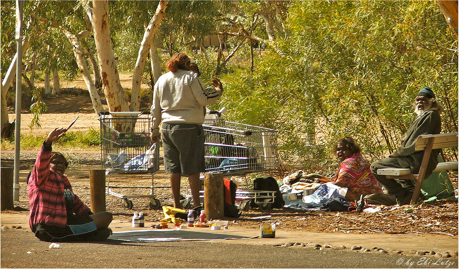 ** Street Artists in Alice **