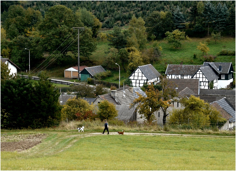 Street auf dem Lande