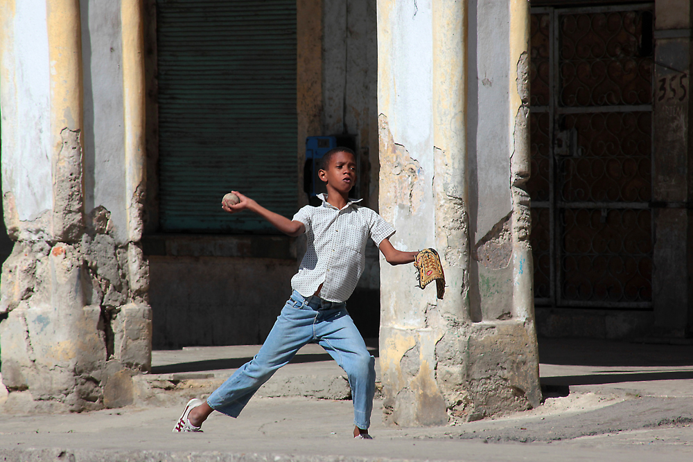 street baseball