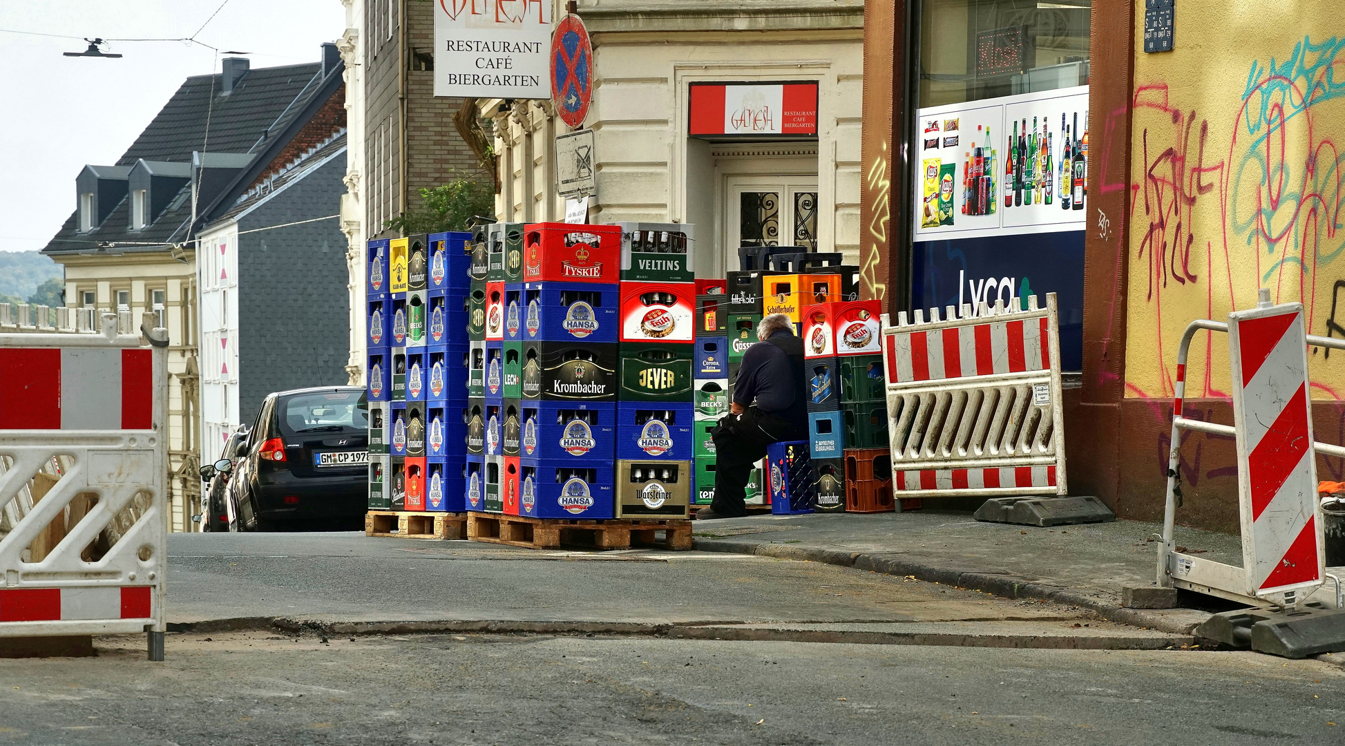 Street - Bauarbeiter hatten Durst