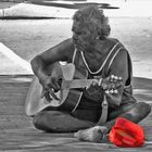 * street busker in Broome * 