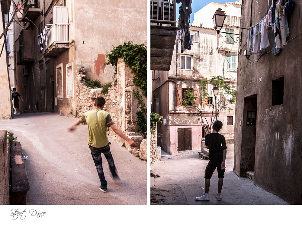 Street Dance in den Gassen von Bonifacio