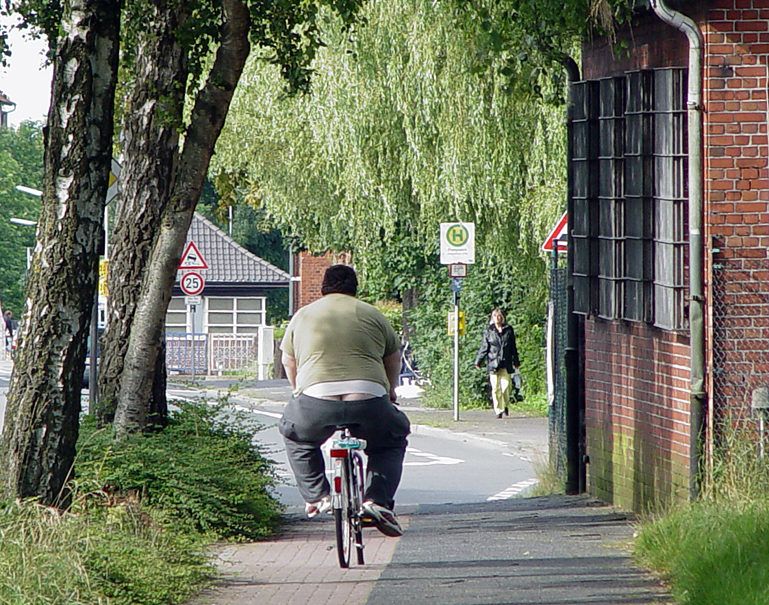 Street - Fahrradfahrer - Speedlimit