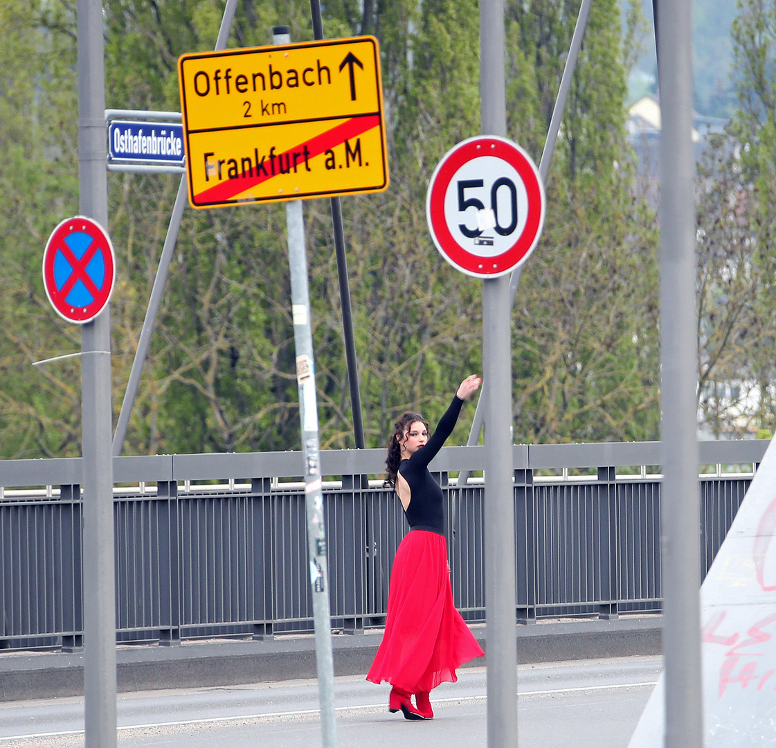 Street - Frankfurt - Osthafen - Fotoshooting