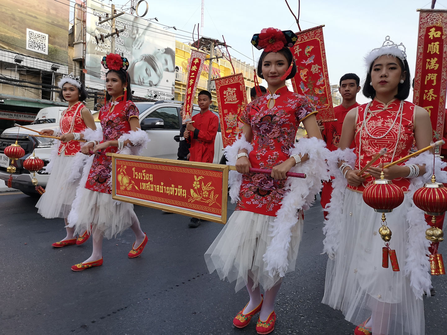 street Frauen chin Fest Umzug Thai P20-20-col Aktuell