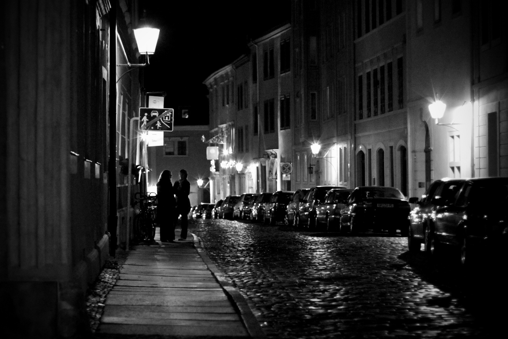 Street in der Nacht