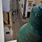 Street in Faro historical town