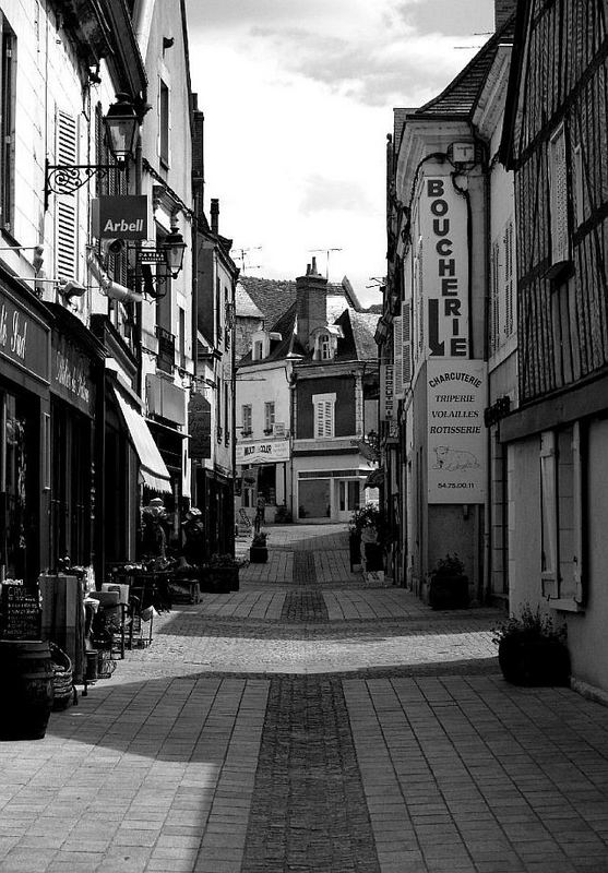 street in St Aignan - France